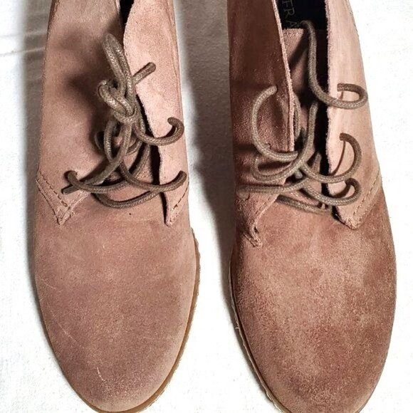 Franco Sarto Womens Suede Lace up Ankle Booties Size US 7.5 - Picture 14 of 16